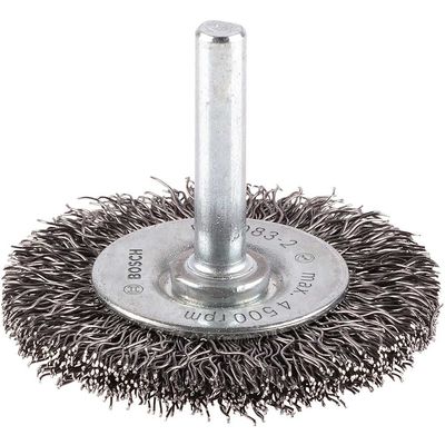 Bosch PRO 0.3mm Crimped Steel Wire Wheel Brush 50mm 6mm Shank
