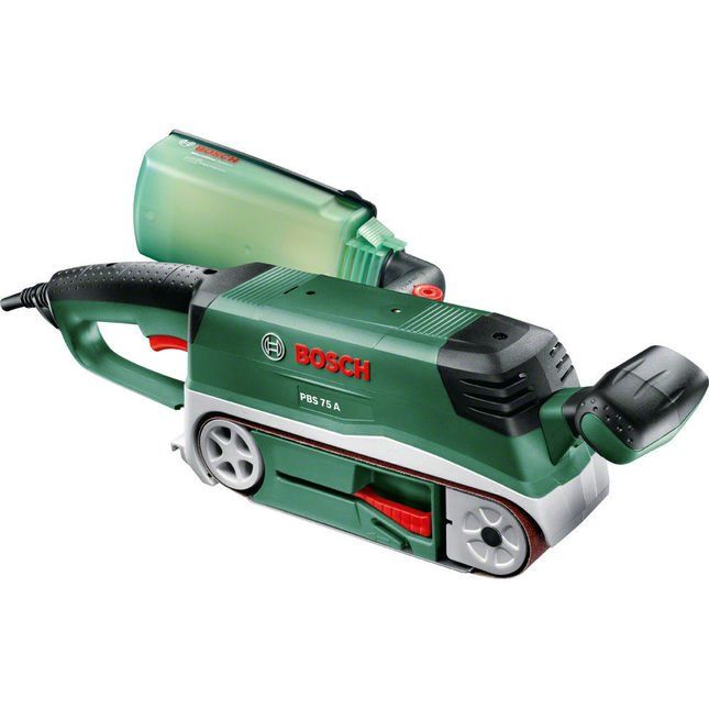 BOSCH PBS 75 A Belt Sander - Black & Green - Image 1