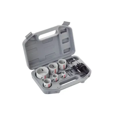 Bosch 9-Piece HSS Bi-Metal Holesaw Set For Electrician - Thumbnail 2