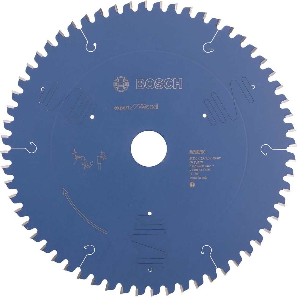 Bosch EXPERT CSB for Wood Circular Saw Blade 250mm 60T 30mm - Image 1