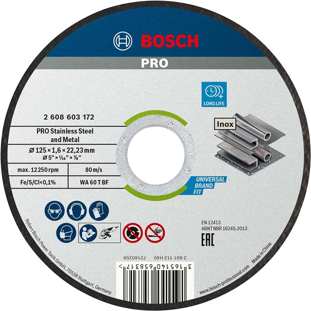 Bosch PRO Thin INOX Stainless Steel Cutting Disc - Image 1