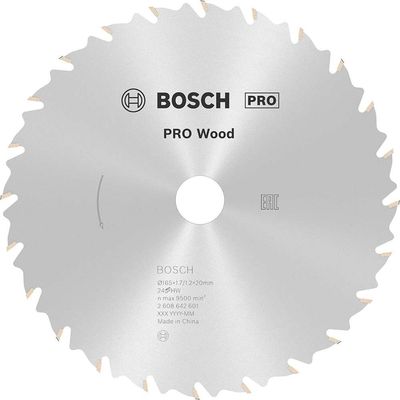 Bosch PRO Speedline Wood Cutting Saw Blade 165mm 24T 20mm