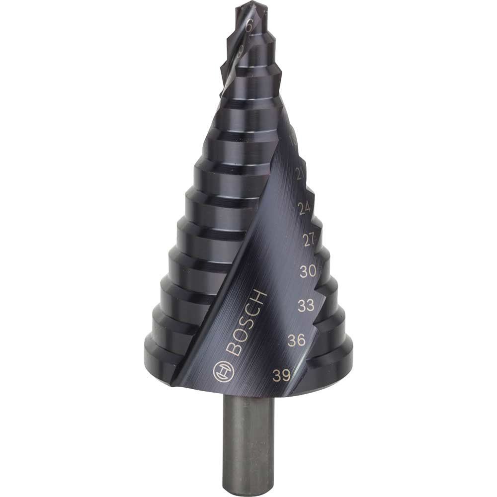 Bosch HSS-AlTiN Step Drill Bit 6mm - 39mm - Image 1