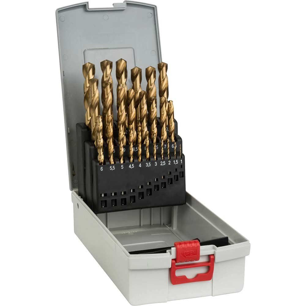 Bosch 25 Piece HSS-TiN Drill Bit Set - Image 1