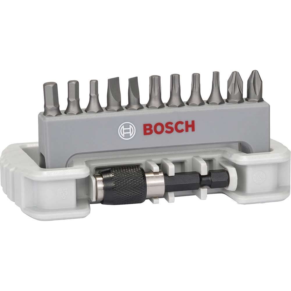 Bosch 12 Piece Extra Hard Screwdriver Bit Set - Image 1
