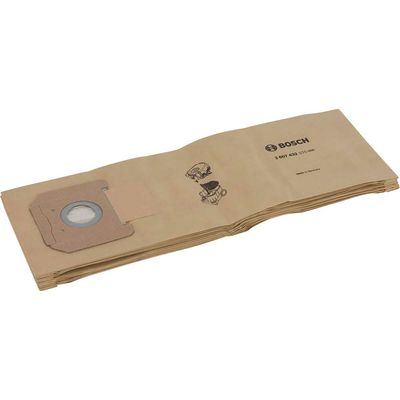 Bosch Paper Filter Bags for GAS 35 Dust Extractor Pack of 5