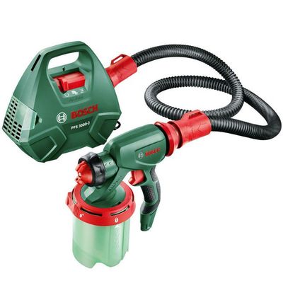BOSCH PFS 3000-2 Paint Spray System - Green & Red