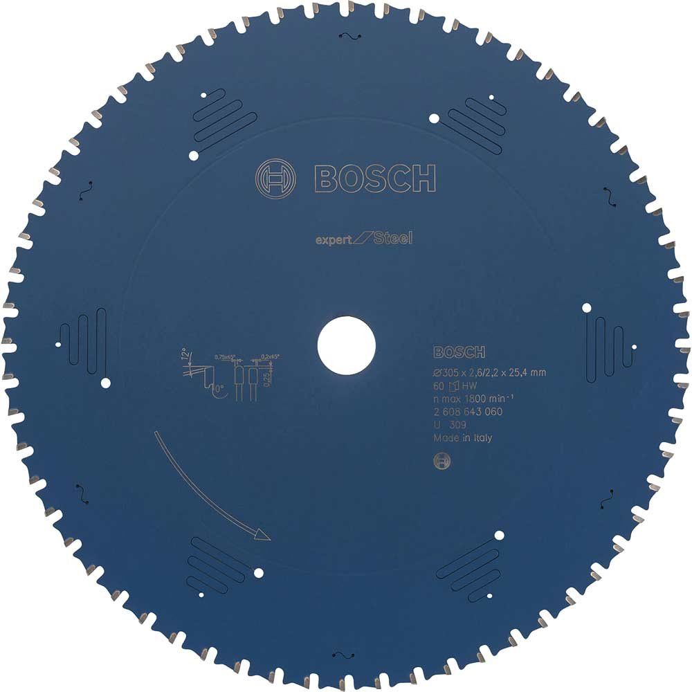 Bosch EXPERT Metal Steel Cutting Saw Blade 305mm 60T 25.4mm - Image 1