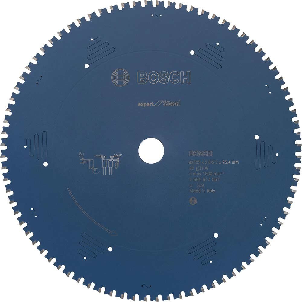 Bosch EXPERT Metal Steel Cutting Saw Blade 305mm 80T 25.4mm - Image 1