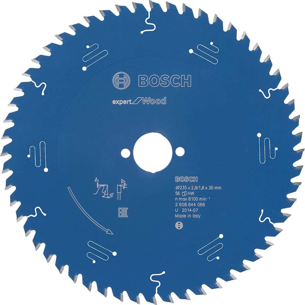 Bosch EXPERT Wood Cutting Saw Blade 235mm 56T 30mm - Image 1