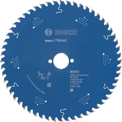 Bosch EXPERT Wood Cutting Saw Blade 235mm 56T 30mm