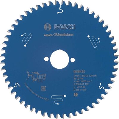 Bosch EXPERT Aluminium Cutting Saw Blade 190mm 56T 30mm