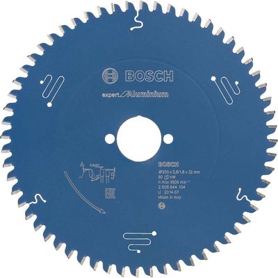 Bosch EXPERT Aluminium Cutting Saw Blade 200mm 60T 32mm