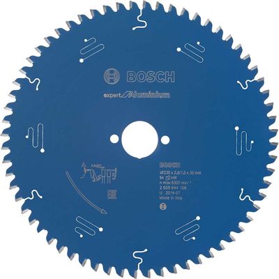 Bosch EXPERT Aluminium Cutting Saw Blade 230mm 64T 30mm