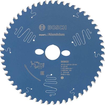 Bosch EXPERT Aluminium Cutting Saw Blade 210mm 54T 30mm