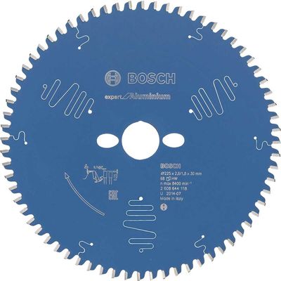 Bosch EXPERT Aluminium Cutting Saw Blade 225mm 68T 30mm