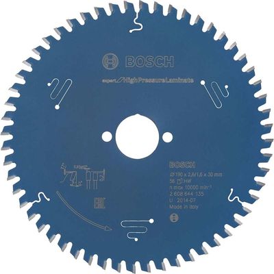 Bosch EXPERT High Pressure Laminate Cutting Saw Blade 190mm 56T 30mm