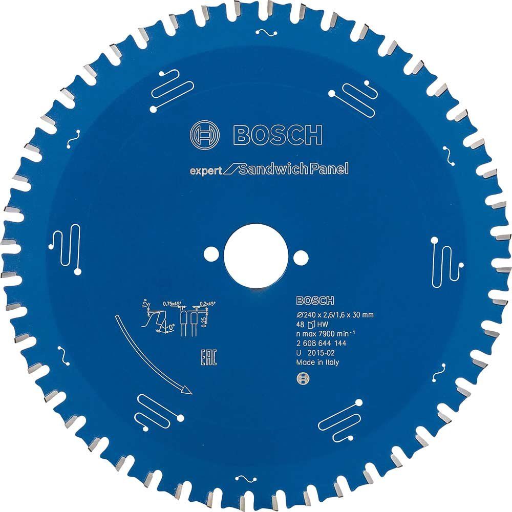 Bosch EXPERT Circular Saw Blade for Sandwich Panel 240mm 48T 30mm - Image 1