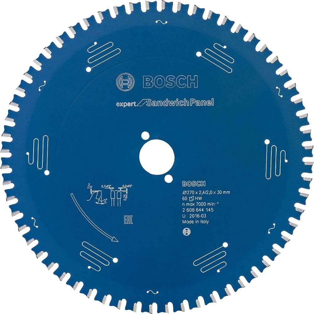 Bosch EXPERT Circular Saw Blade for Sandwich Panel 270mm 60T 30mm - Image 1