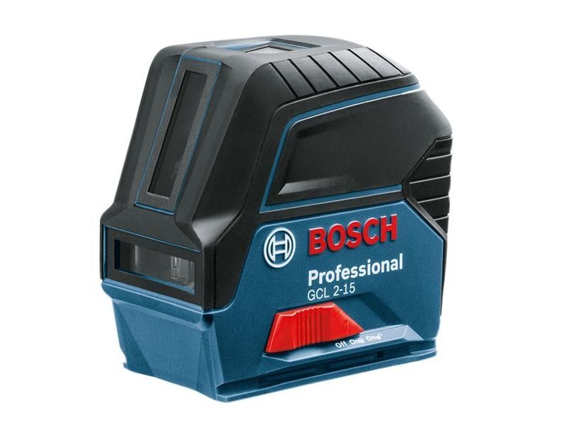 Bosch Gcl 2-15 RM1 Combi Laser, Cross Line 2 Point Laser, RM1 Mount & Target Plate - Image 1