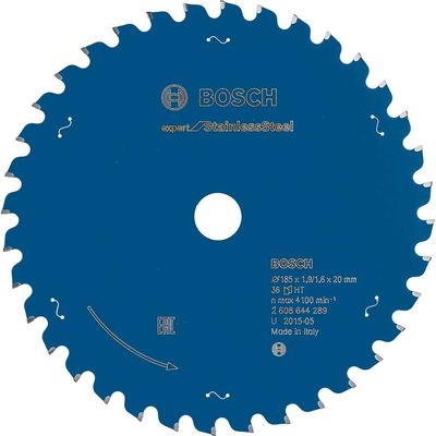 Bosch EXPERT Stainless Steel Cutting Saw Blade 185mm 36T 20mm