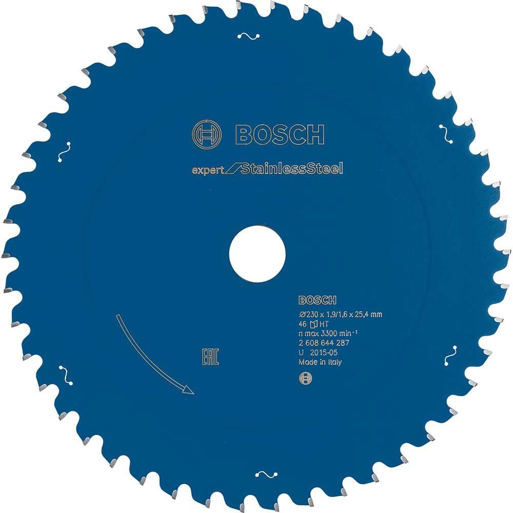 Bosch EXPERT Stainless Steel Cutting Saw Blade 230mm 46T 25.4mm - Image 1