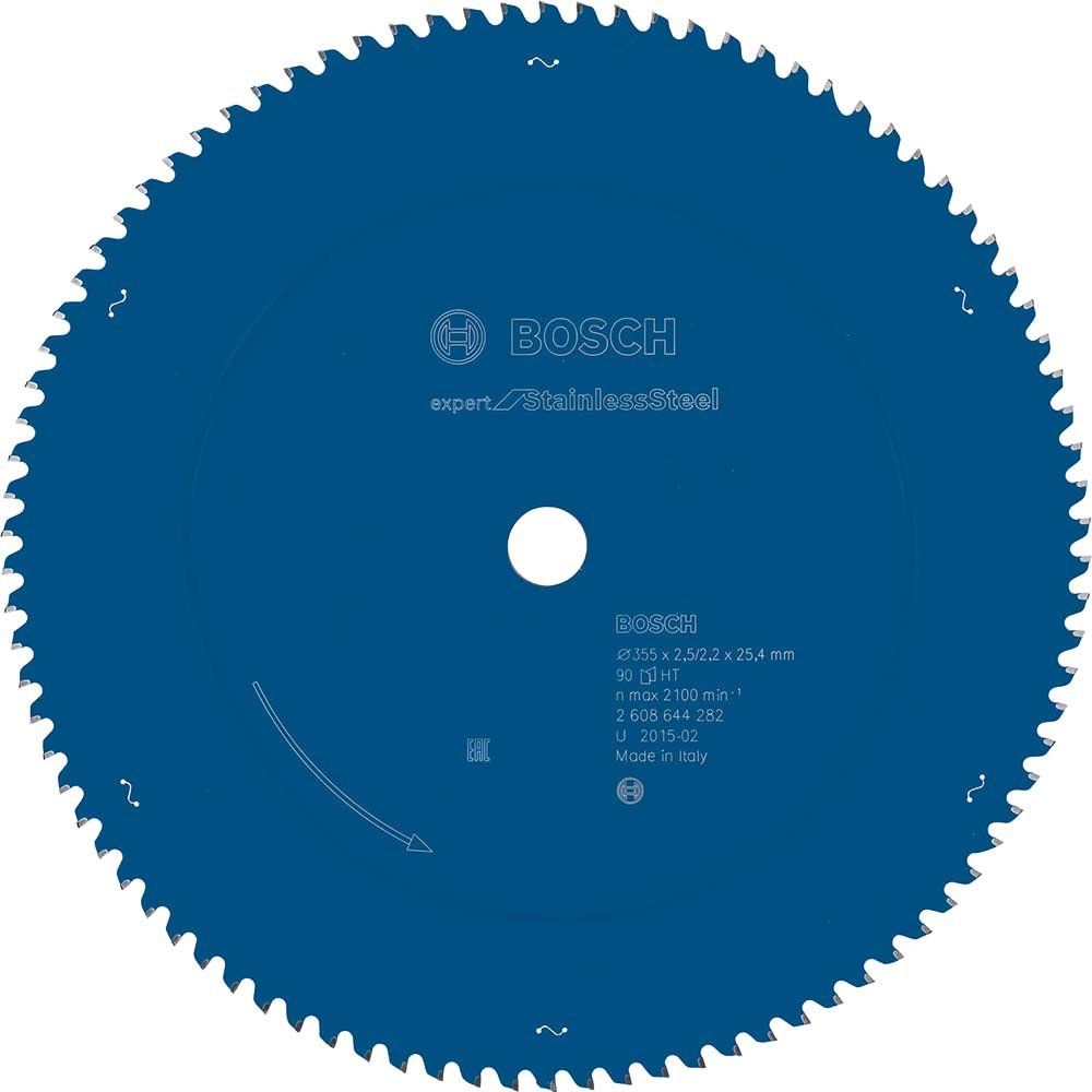 Bosch EXPERT Stainless Steel Cutting Saw Blade 355mm 90T 25.4mm - Image 1