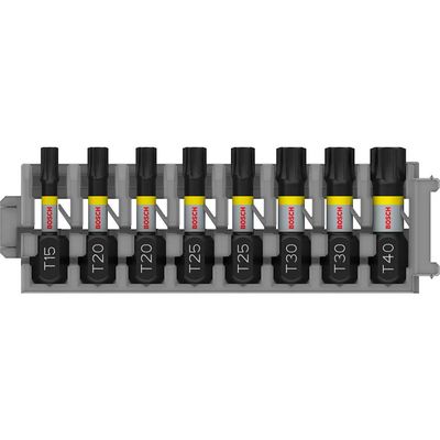 Bosch PRO 8 Piece Impact Control Torx Screwdriver Bit Set