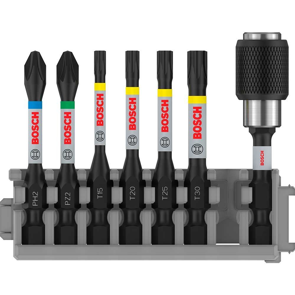 Bosch PRO 7 Piece Impact Control Screwdriver Bit Set - Image 1