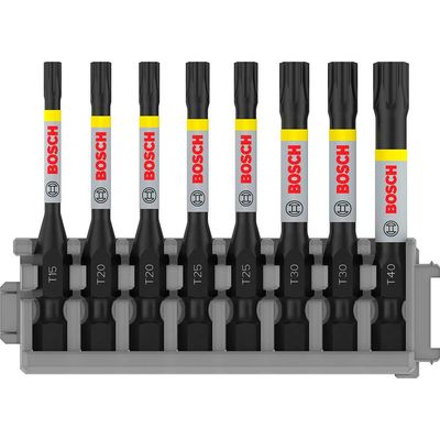 Bosch PRO 8 Piece Impact Control Torx Screwdriver Bit Set