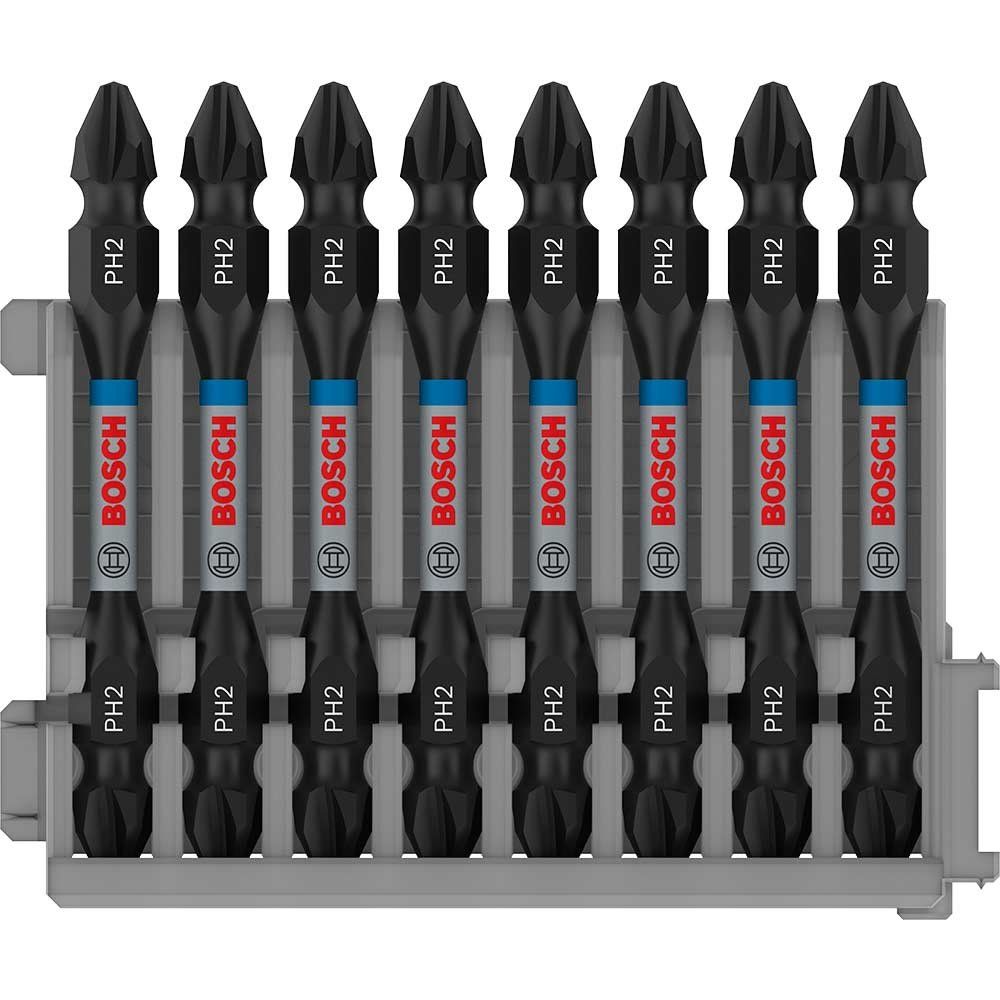 Bosch PRO Impact Phillips Screwdriver Bit PH2 65mm Pack of 8 - Image 1