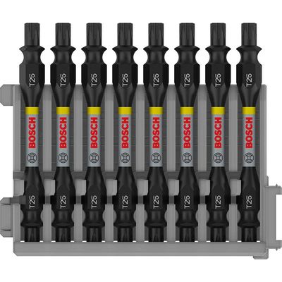 Bosch PRO Impact Torx Screwdriver Bit T25 65mm Pack of 8
