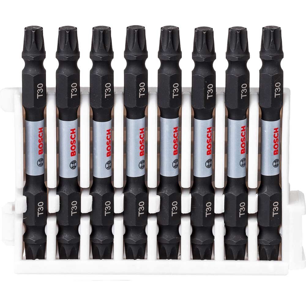 Bosch PRO Impact Torx Screwdriver Bit T30 65mm Pack of 8 - Image 1