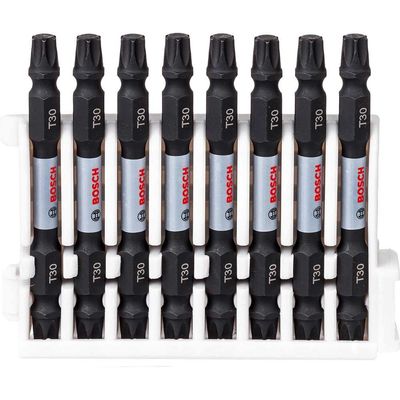 Bosch PRO Impact Torx Screwdriver Bit T30 65mm Pack of 8