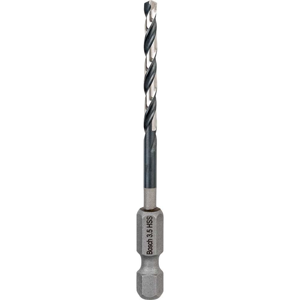 Bosch HSS Hex Shank Drill Bit 3.5mm Pack of 1 - Image 1