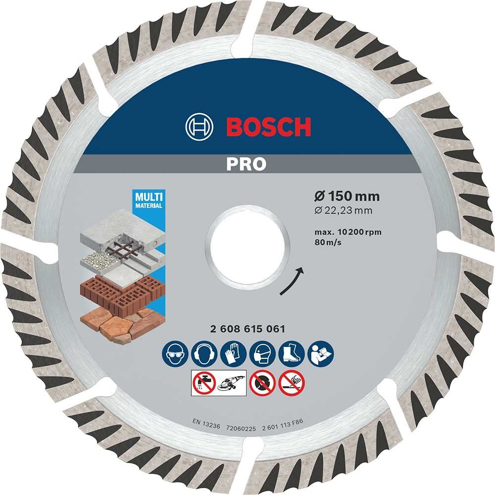 Bosch PRO Multi Material Diamond Cutting Disc 150mm - Image 1