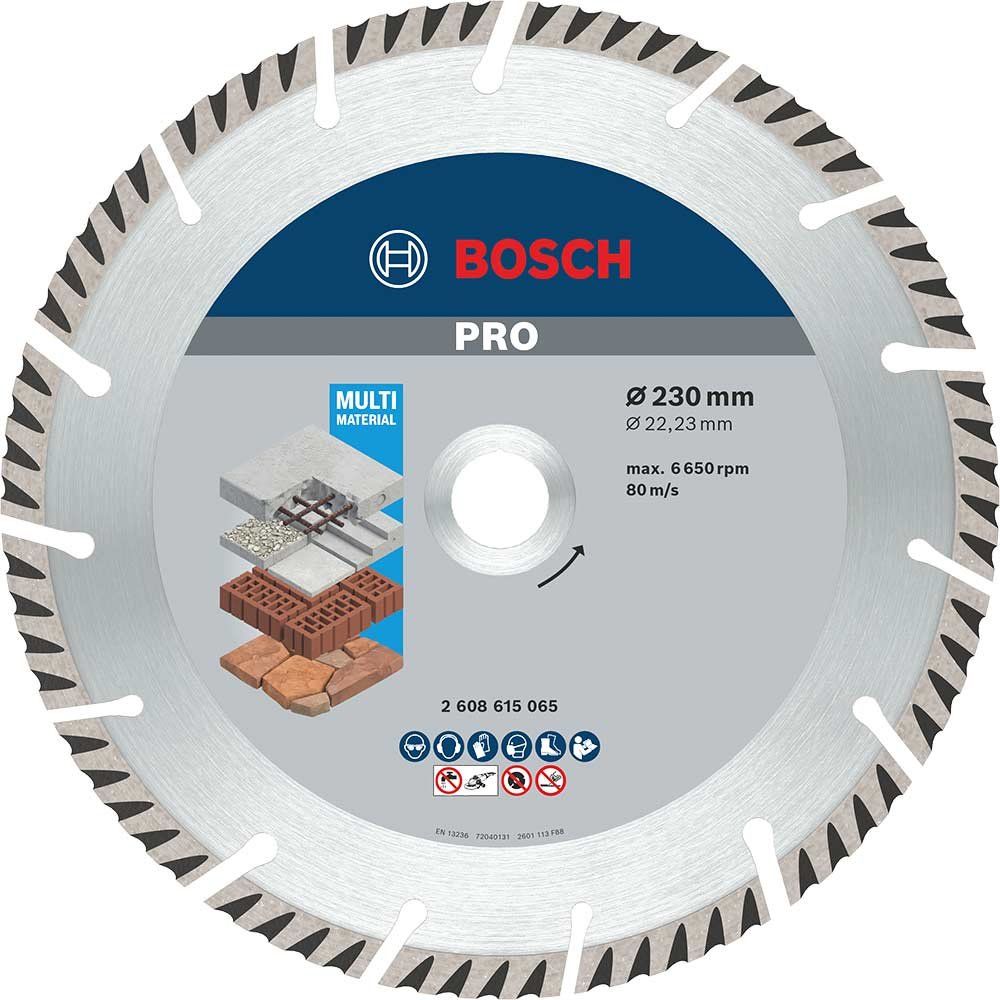 Bosch PRO Multi Material Diamond Cutting Disc 230mm - Image 1