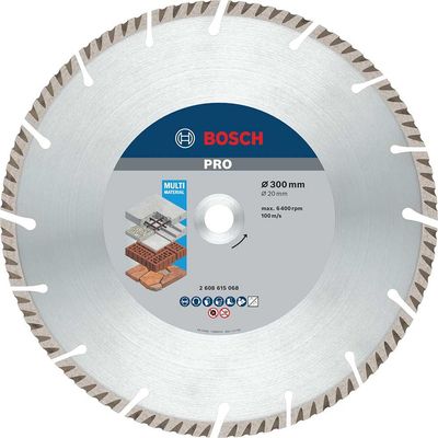 Bosch PRO Universal Diamond Cutting Disc 300mm 3.3mm 20mm