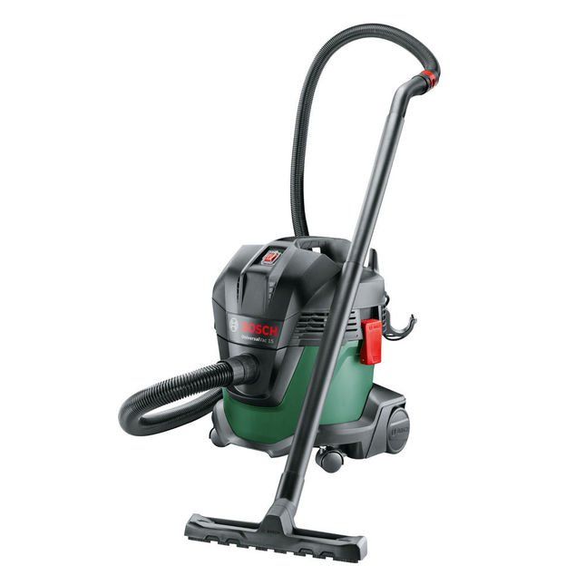 BOSCH UniversalVac 15 Cylinder Wet & Dry Cleaner - Black & Green, Green - Image 1