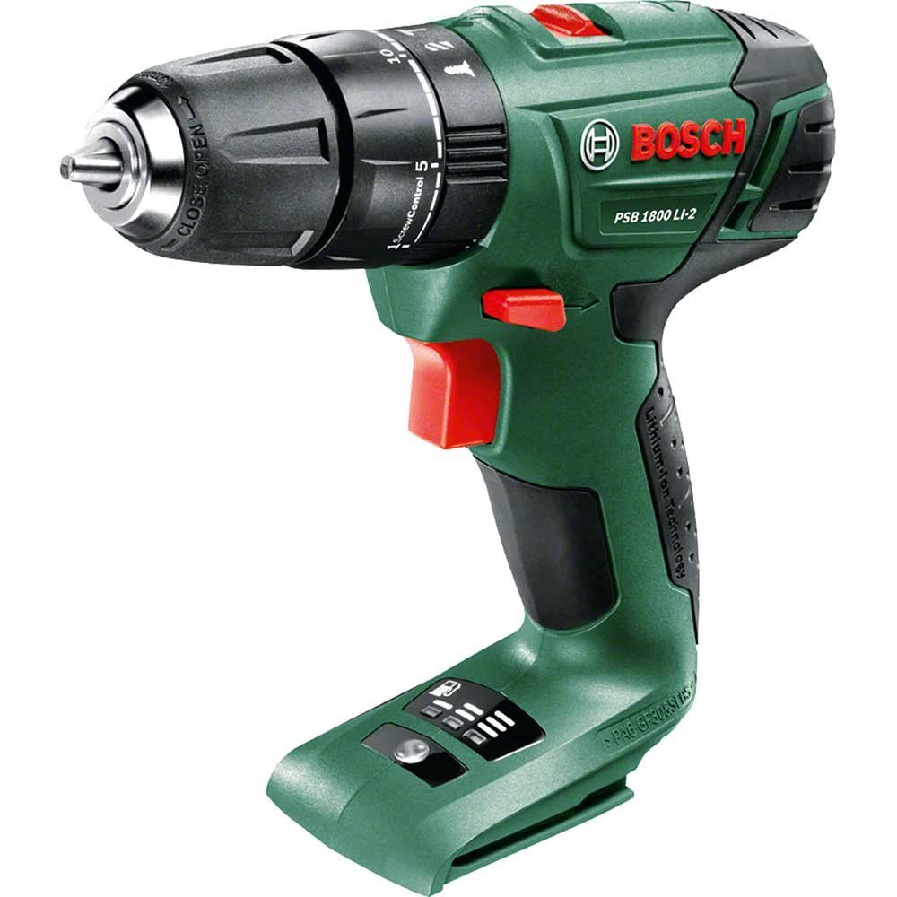 Bosch PSB 1800 LI-2 P4A 18v Cordless Combi Drill No Batteries No Battery Charger No Case - Image 1