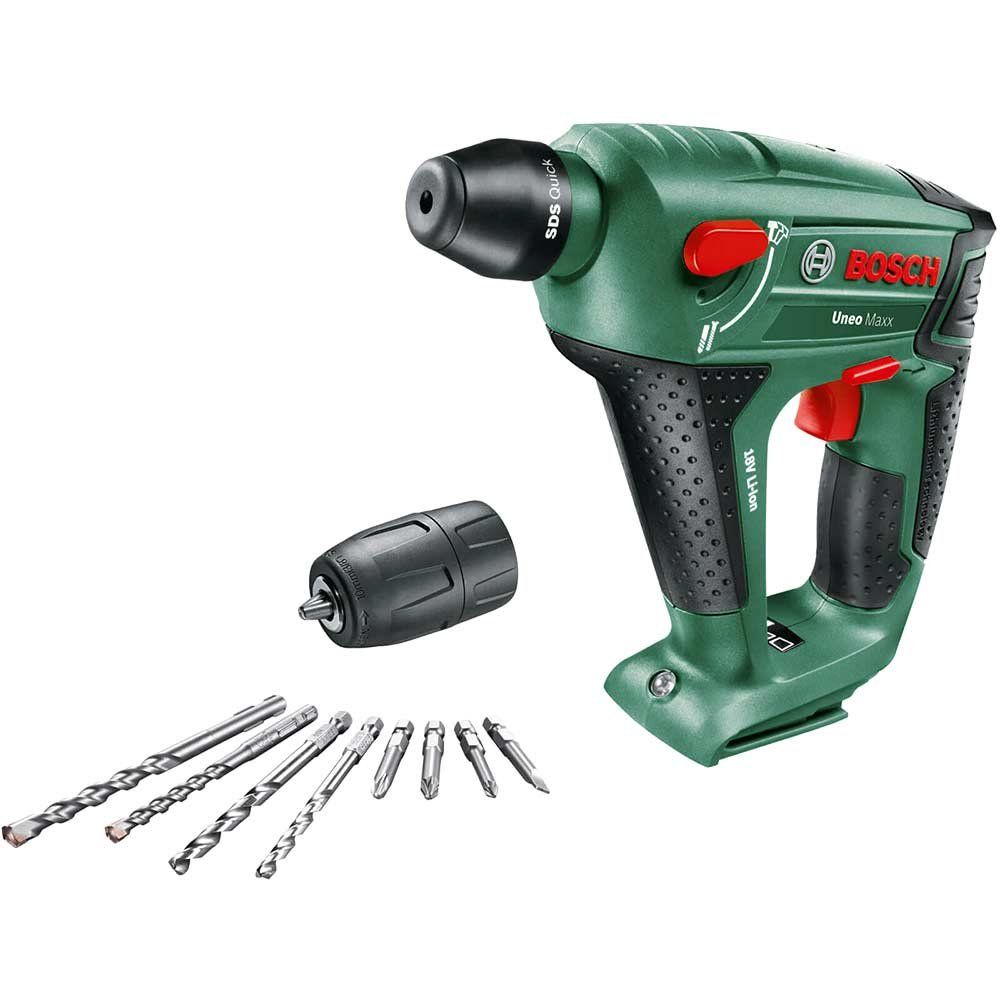 Bosch UNEO MAXX 18 LI P4A 18v Cordless Rotary Hammer Drill No Batteries No Battery Charger No Case - Image 1