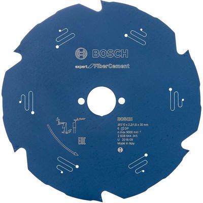 Bosch EXPERT Fiber Cement Cutting Saw Blade 210mm 6T 30mm