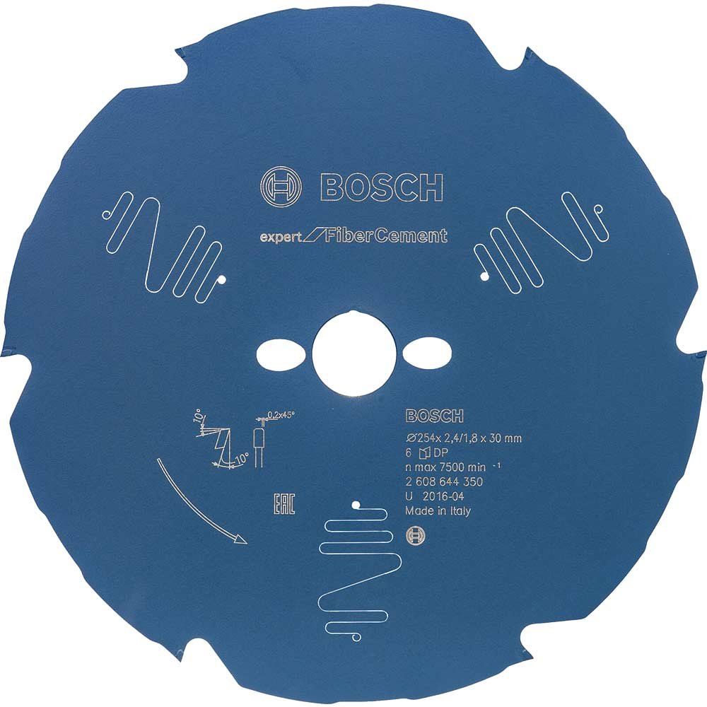 Bosch EXPERT Fiber Cement Cutting Saw Blade 254mm 6T 30mm - Image 1