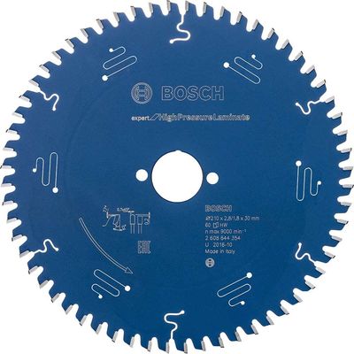 Bosch EXPERT High Pressure Laminate Cutting Saw Blade 210mm 60T 30mm