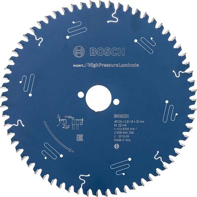 Bosch EXPERT High Pressure Laminate Cutting Saw Blade 230mm 64T 30mm