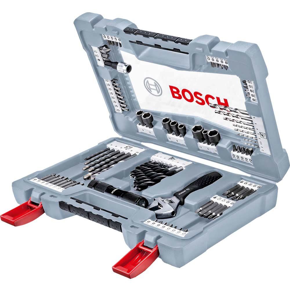 Bosch 91 Piece Premium Power Tool Accessory Drill and Screwdriver Bit Set - Image 1