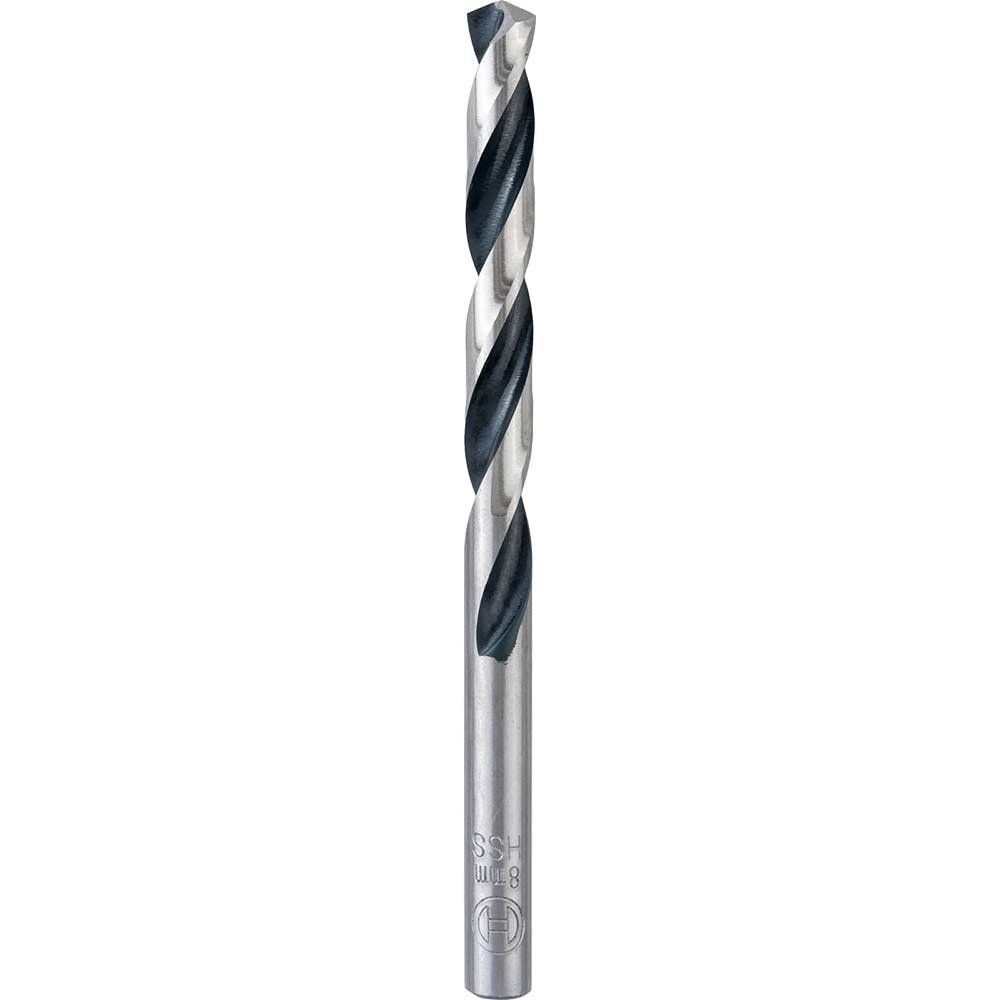 Bosch HSS PointTeQ Drill Bit 8mm Pack of 10 - Image 1