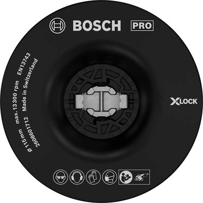 Bosch PRO X Lock Medium Backing Pad 115mm