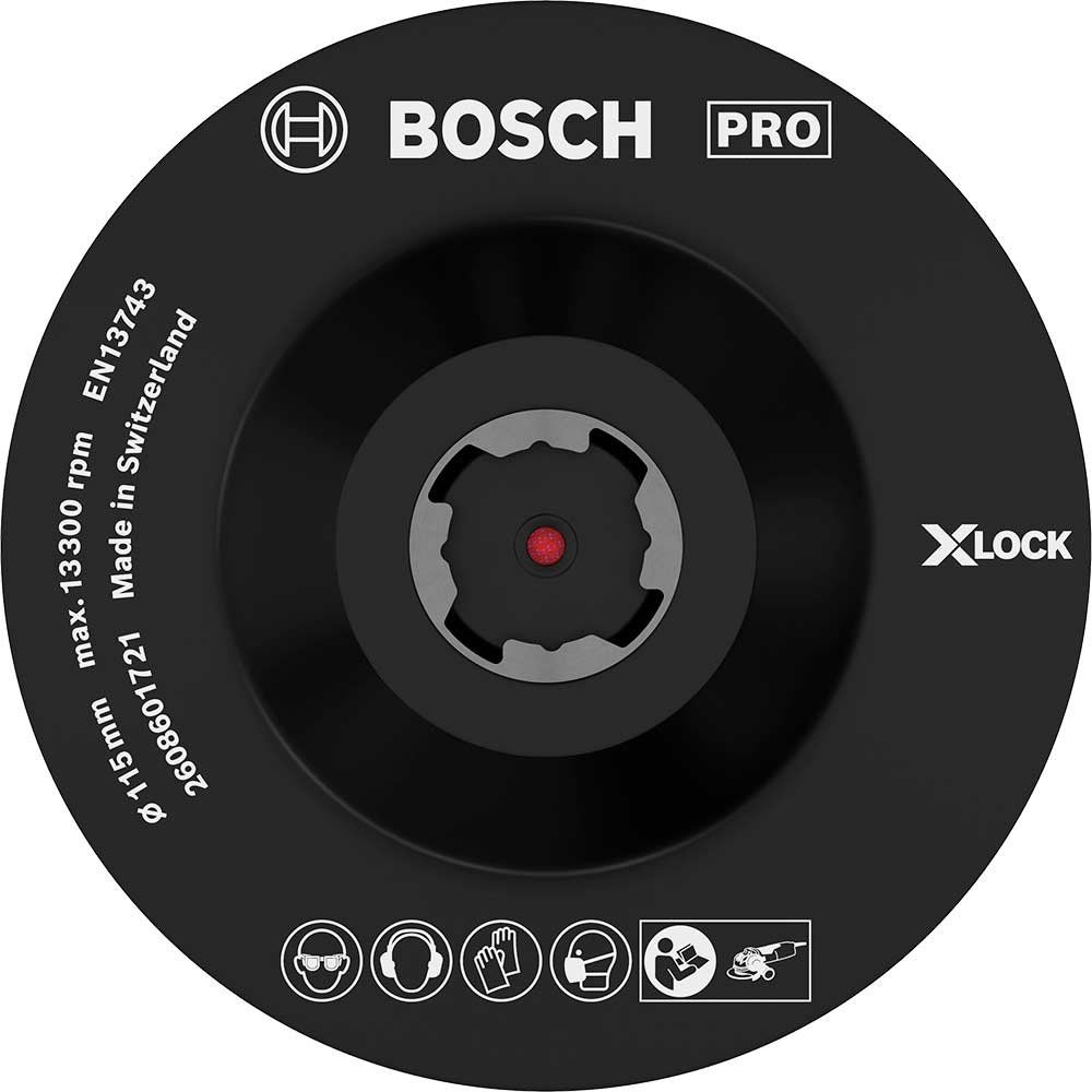 Bosch PRO X Lock Hook and Loop Backing Pad 115mm - Image 1