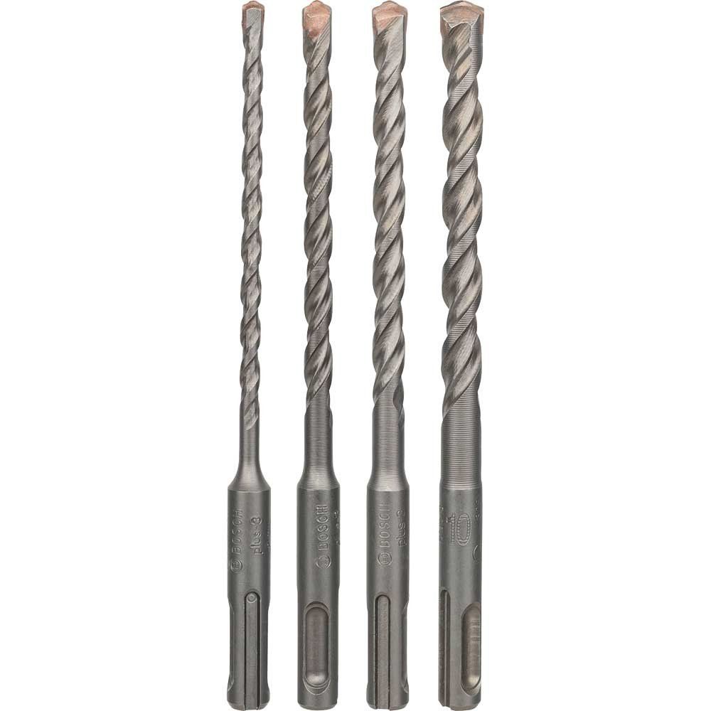 Bosch 4 Piece 3 Series SDS Plus Masonry Drill Bit Set - Image 1